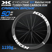 KORE CYCLONE freehub body HG XDR 36T 60T ratchet options
