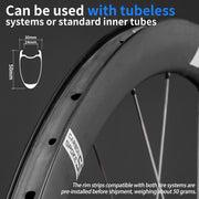 KORE CYCLONE 50mm Carbon Spoke Wheelset | 1199g Road & Gravel Wheels